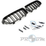 Kit Grelhas Frontal F30,F31 Preto Brilhante